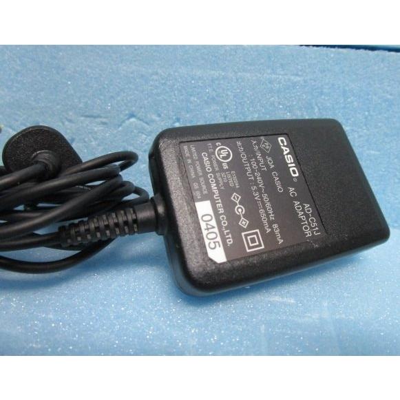 ★★ No-26　AD-C51J 100-240v　OUT 5.3v 650mA　カシオ,CASIO【PSE承認マーク付】変圧器【 電源 トランス アダプタ 】 |  | 02