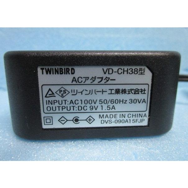 ★★ No-28　VD-CH38型　AC100v 30VA DC9v 1.5A　ツインバード,TWINBIRD【PSE承認マーク付】変圧器【 電源 トランス アダプタ 】 |  | 01