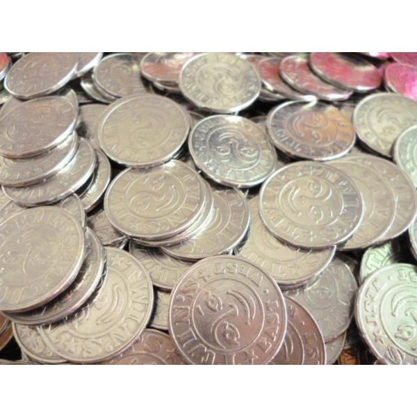 ▲▲ 湯洗浄済みコイン　25パイ/1000枚　絵柄揃いメダル　中古/ステンレス製コイン　家庭用パチスロ実機でコイン遊戯可能(参考画像) |  | 01