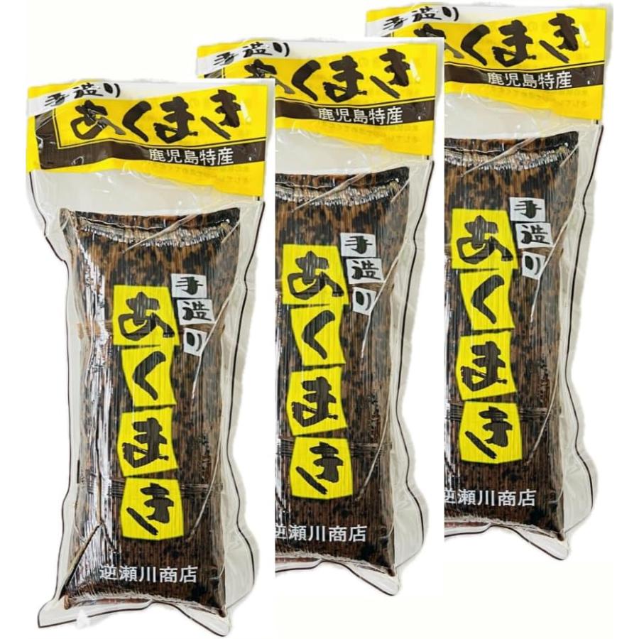 逆瀬川商店 あくまき】 ジャンボ あくまき 約1.2kg (400g×3本) セット