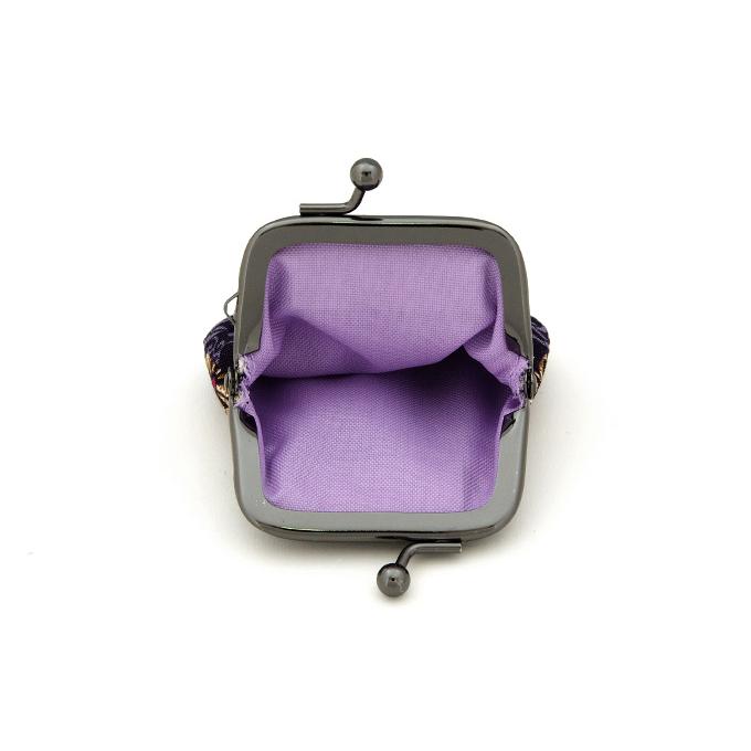 HollyHock 財布 お賽銭用がま口／ 市松遊びうさぎ : 御朱印帳専門店