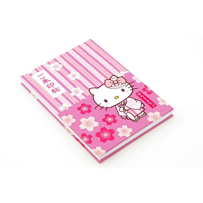 御朱印帳 ハローキティ（和桜） ネコポス送料無料 : kitty-1 : 御朱印 