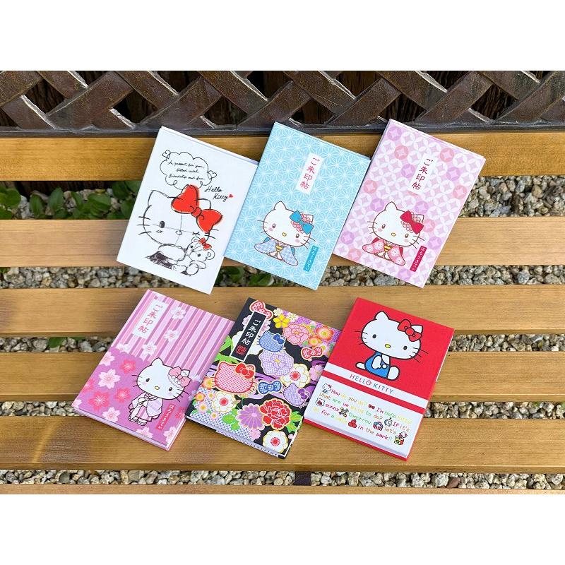 Hello Kitty 大谷鬼次 御朱印帳 三代目 HollyHock ハローキティ御朱印帳（七宝） 蛇腹タイプ ネコポス送料無料