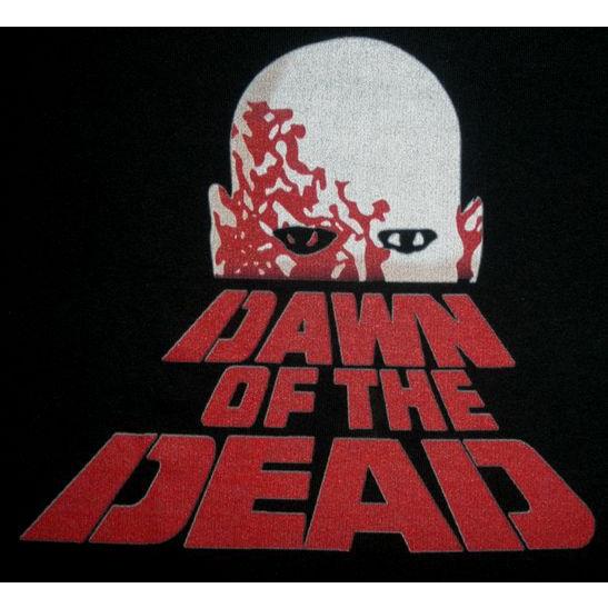 Dawn　of　the　Dead　ゾンビ　ロメロ監督　Tシャツロゴタイプ　赤プリント(取り寄せオーダー）