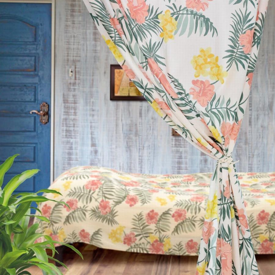 ハワイアン カーテン インテリア ハワイアン雑貨 ヴィンテージ風 ハワイアン カーテン マカニ ホワイト ハワイ お土産 インテリア 110 871 145 ハワイアン雑貨 Holoholo 通販 Yahoo ショッピング