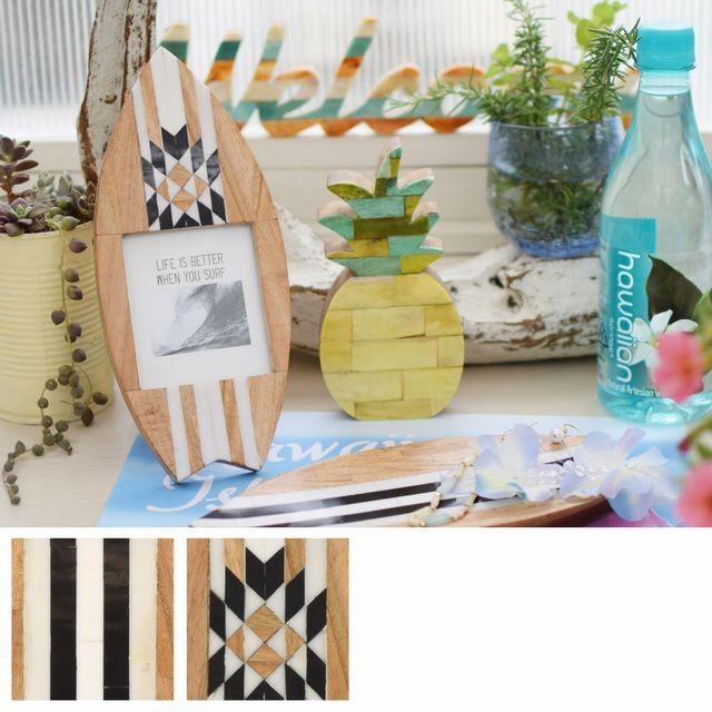 ハワイアン雑貨 インテリア ハワイアン 雑貨 サーフボード型 ボーン フォトフレーム ハワイアン 写真立てアメリカン雑貨 801 044 ハワイアン雑貨 Holoholo 通販 Yahoo ショッピング