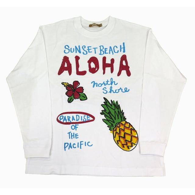 長袖 Tシャツ ビッグtシャツ メンズ アロハメイド サーフブランド メンズ ホワイト ハワイアン雑貨 ハワイアン 雑貨 アメカジ 211ma1lt023 211ma1lt023wht ハワイアン雑貨 Holoholo 通販 Yahoo ショッピング
