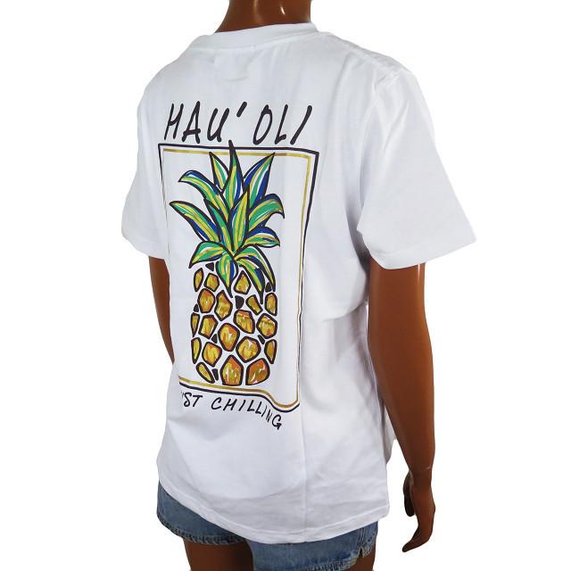 Tシャツ 半袖 レディース お得なキャンペーンを実施中 ハワイアン Aloha Made アロハメイド ハワイ 箔粉プリント 213ma2st270 サーフブランド ホワイト ハワイアン雑貨