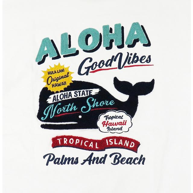 メンズ 半袖 Tシャツ フララニ ハワイ ハワイアン サーフブランド (メンズ/ホワイト) ハワイアン雑貨 232HU1ST055 送料無料 サーフ 雑貨 ハワイ｜holoholo｜03