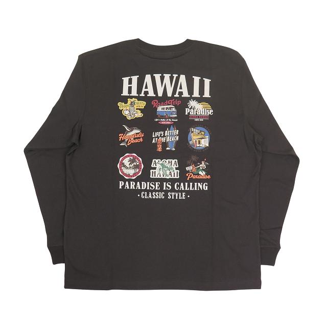 長袖 Tシャツ メンズ ロンT トップス フララニハワイ Hulalani Hawaii