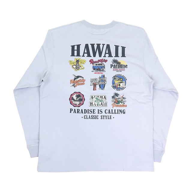 長袖 Tシャツ メンズ ロンT トップス フララニハワイ Hulalani Hawaii