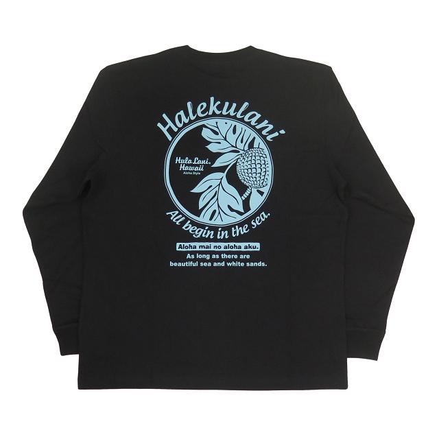 ハワイのブランドの長袖ウエット 長袖 Tシャツ メンズ ロンT トップス フララニハワイ Hulalani Hawaii
