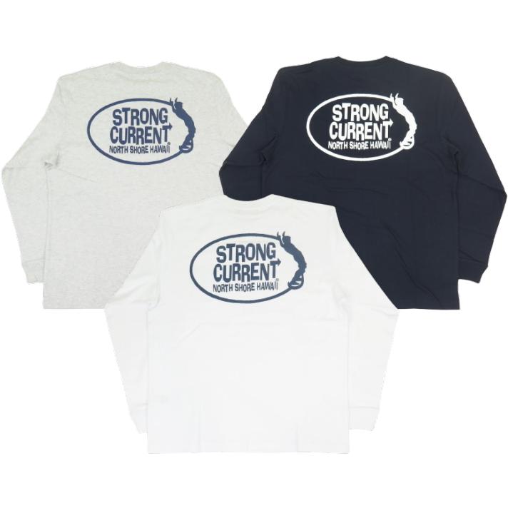 長袖 Tシャツ メンズ ロンT トップス ストロングカレント STRONG 