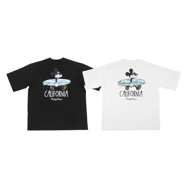 ミッキーマウス メンズ 半袖 Tシャツ ビッグシルエット MICKEY MOUSE