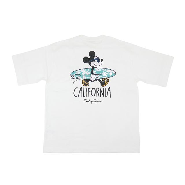 ミッキーマウス メンズ 半袖 Tシャツ ビッグシルエット MICKEY MOUSE 