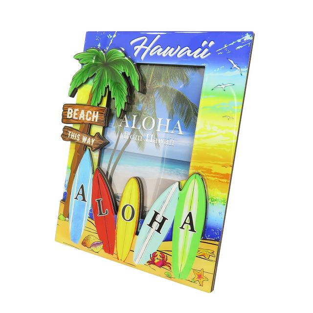 ハワイアン雑貨 写真たて フォトスタンド フォトフレーム アロハサーフ