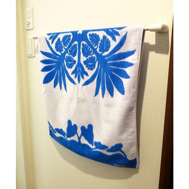 ハワイアン キャシーマム バスタオル ハワイアンキルト柄