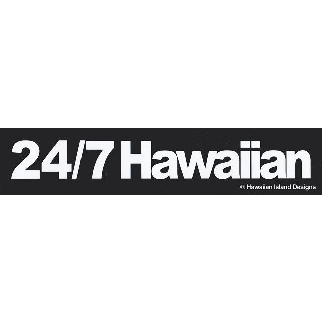 ハワイアン ステッカー デカール シール HID (24/7 Hawaiian) メール便対応可 ハワイアン雑貨  ハワイ お土産 ハワイアン 雑貨 インテリア ハワイ雑貨｜holoholo｜03