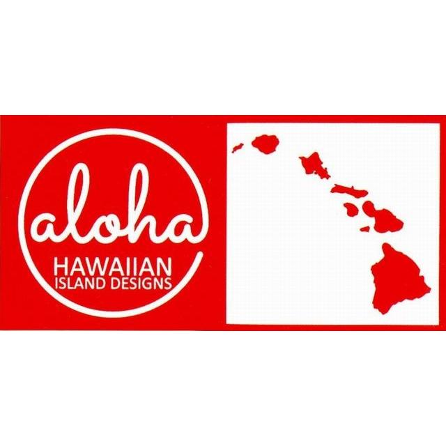 ハワイアン ステッカー デカール シール HID (aloha-ハワイ州/Sサイズ) メール便対応可 ハワイアン雑貨  ハワイ お土産 ハワイアン インテリア ハワイ雑貨｜holoholo｜04