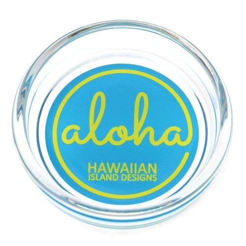 ハワイ 土産 お土産 ハワイアン インテリア ハワイアン雑貨 ハワイアンOld-Fashioned 小物入れ灰皿 マルチトレイ HOA-011 Aaloha(サックス)  HID｜holoholo