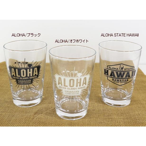 ジュース ハワイアン雑貨 グラス ビールグラス インテリア ALOHA STATE