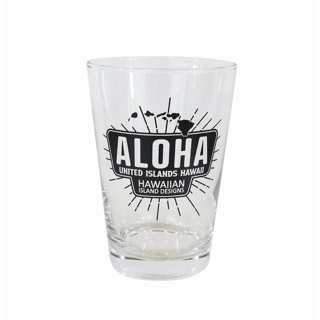ジュース ハワイアン雑貨 グラス ビールグラス インテリア ALOHA STATE