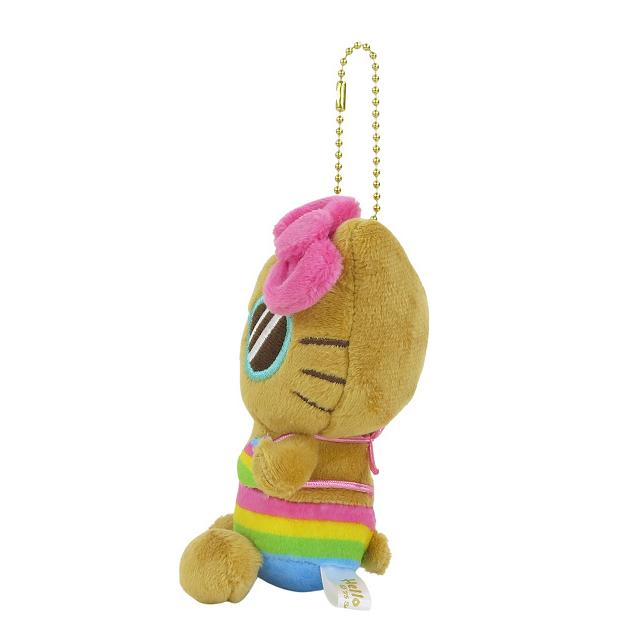 【レア】ハローキティ　日焼けキティ　キーホルダー　コレクターズマスコット　レトロ レア】ハローキティ 日焼けキティ キーホルダー コレクターズ