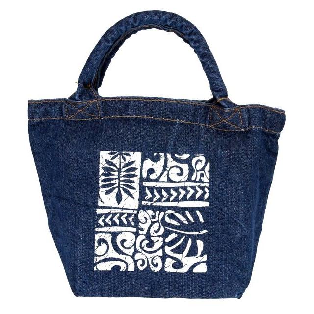 絶対一番安い ハワイアン 雑貨 ハワイ ハワイアン雑貨 バッグ ランチバッグ デニム タパ お土産 トートバッグ バッグ