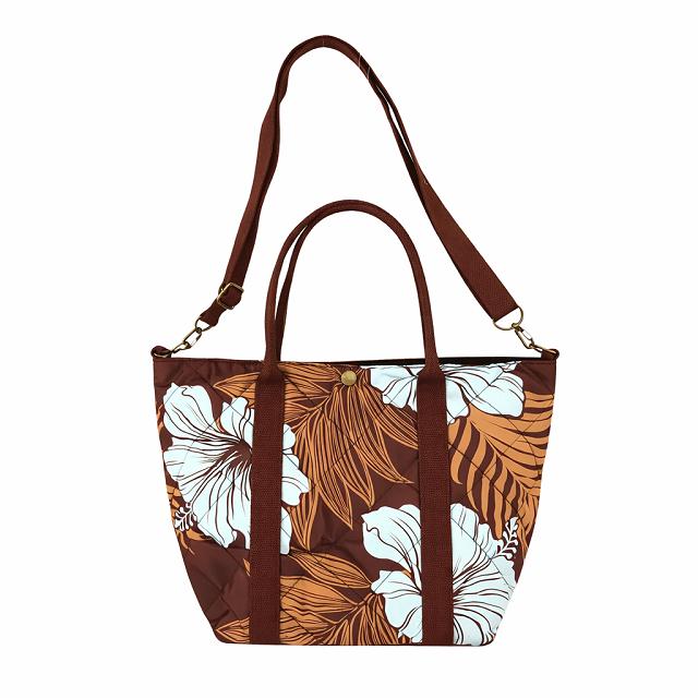 ハワイアン バッグ トートバッグ ハワイアン雑貨 ハイビスカス柄 3WAY