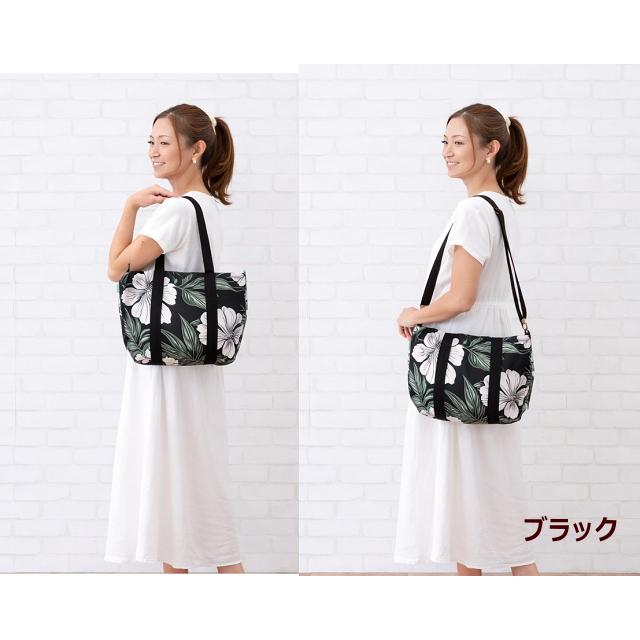 ハワイアン バッグ トートバッグ ハワイアン雑貨 ハイビスカス柄 3WAY
