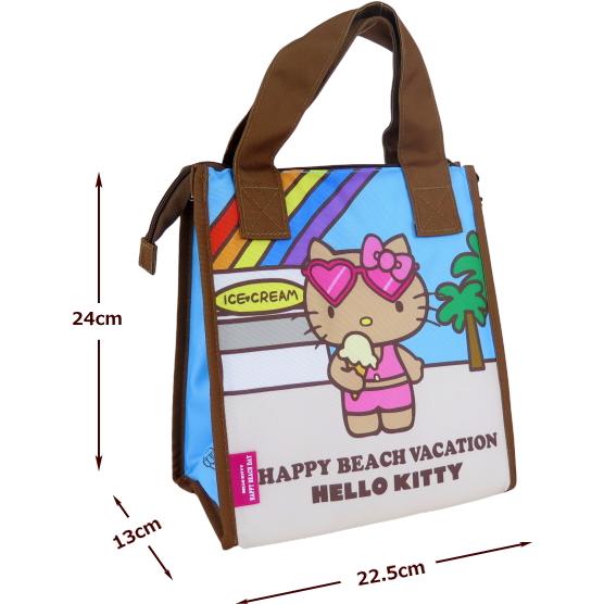 【新品未使用タグ付き】THE KAHALAキティコラボ　ハワイ限定 保冷バッグ ハワイ限定】カハラキティ カハラホテル 保冷バッグ - メルカリ