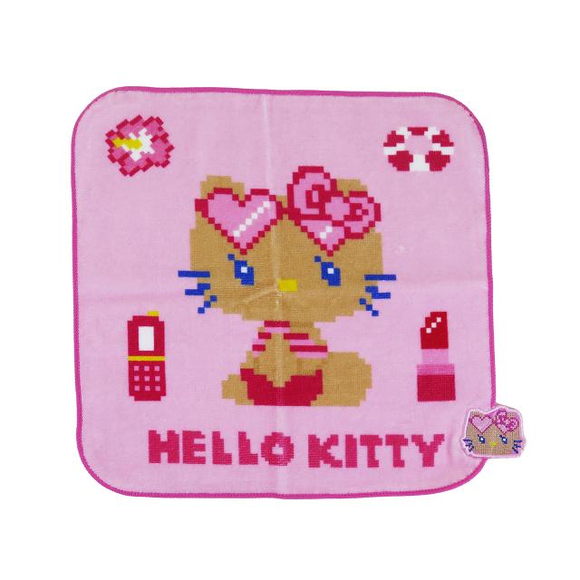 日焼け キティ ハローキティ HELLO KITTY サンリオ タオルハンカチ