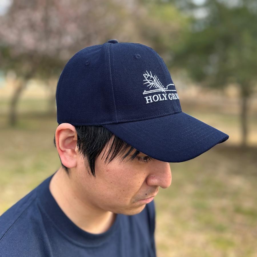 ホリグラキャップ　ネイビー　ベースボールキャップ　紺　野球帽 |  | 03