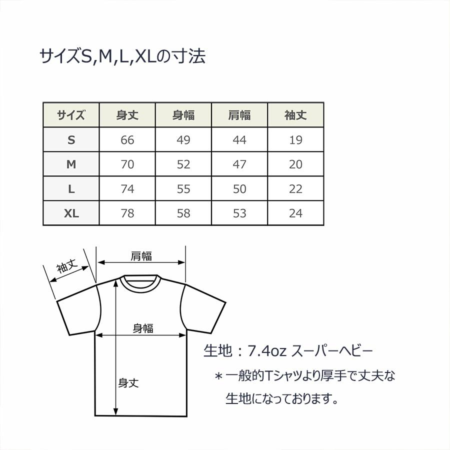 ホーリーＴシャツ　バックプリントバージョン　ネイビー色　ヘビーウェイト　厚手　半袖　ノーマルシルエット |  | 02