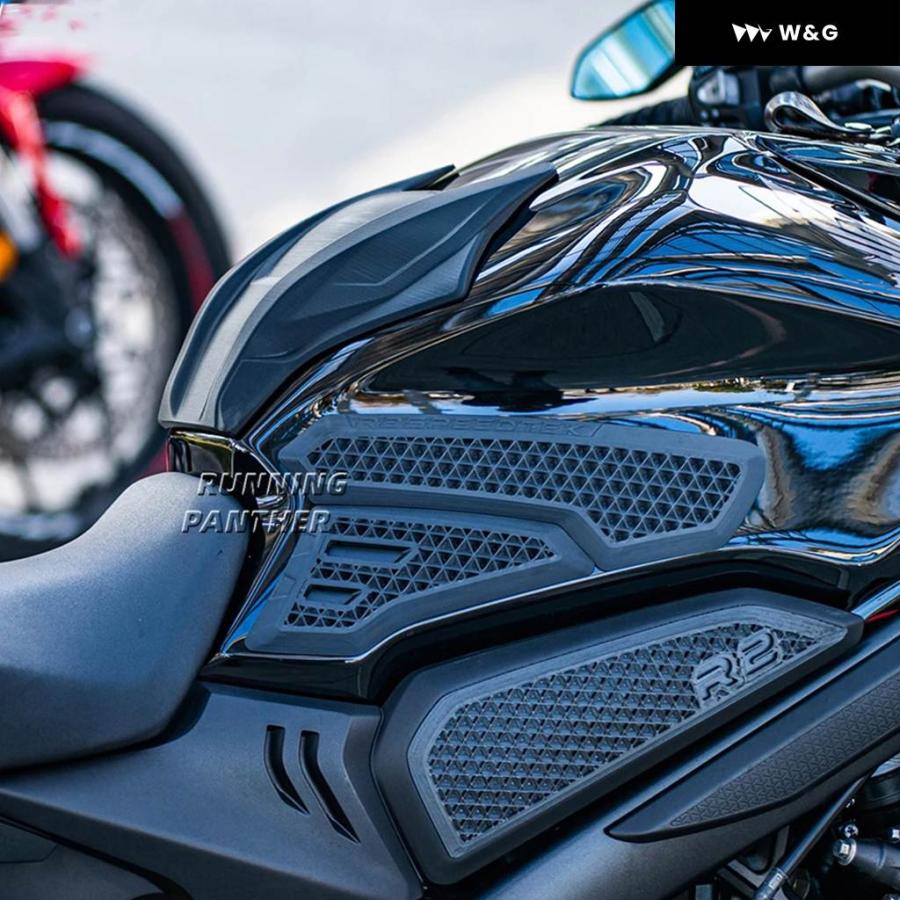 並行輸入品ホンダ CB650R CBR650R 2019-2023 オートバイ バイク サイドミドル燃料オイルタンクパッドプロテクターデカールステッカーパッドの画像