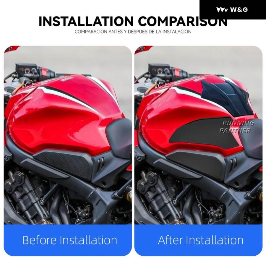 並行輸入品ホンダ CB650R CBR650R 2019-2023 オートバイ バイク サイドミドル燃料オイルタンクパッドプロテクターデカールステッカーパッドの画像