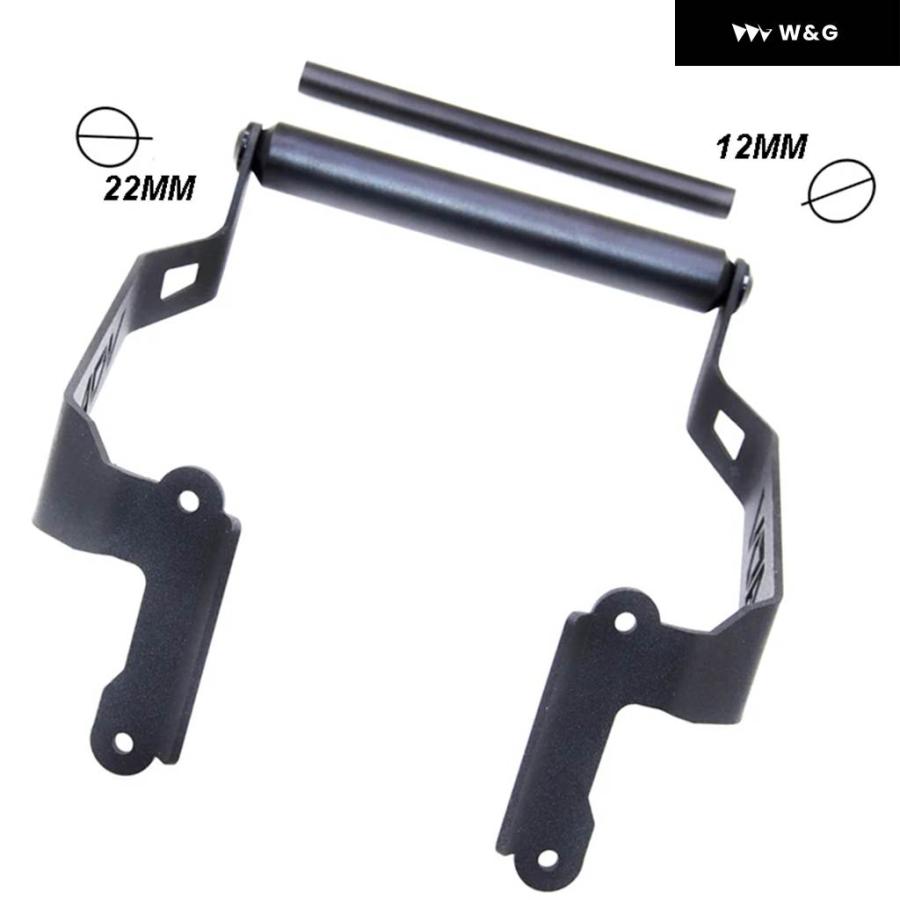 並行輸入品2本のロッド - 22MMと12MM ホンダ X-ADV 750 XADV X ADV スマートフォンナビゲーションGPSホルダーマウントブラケットオートバイ バイクの画像