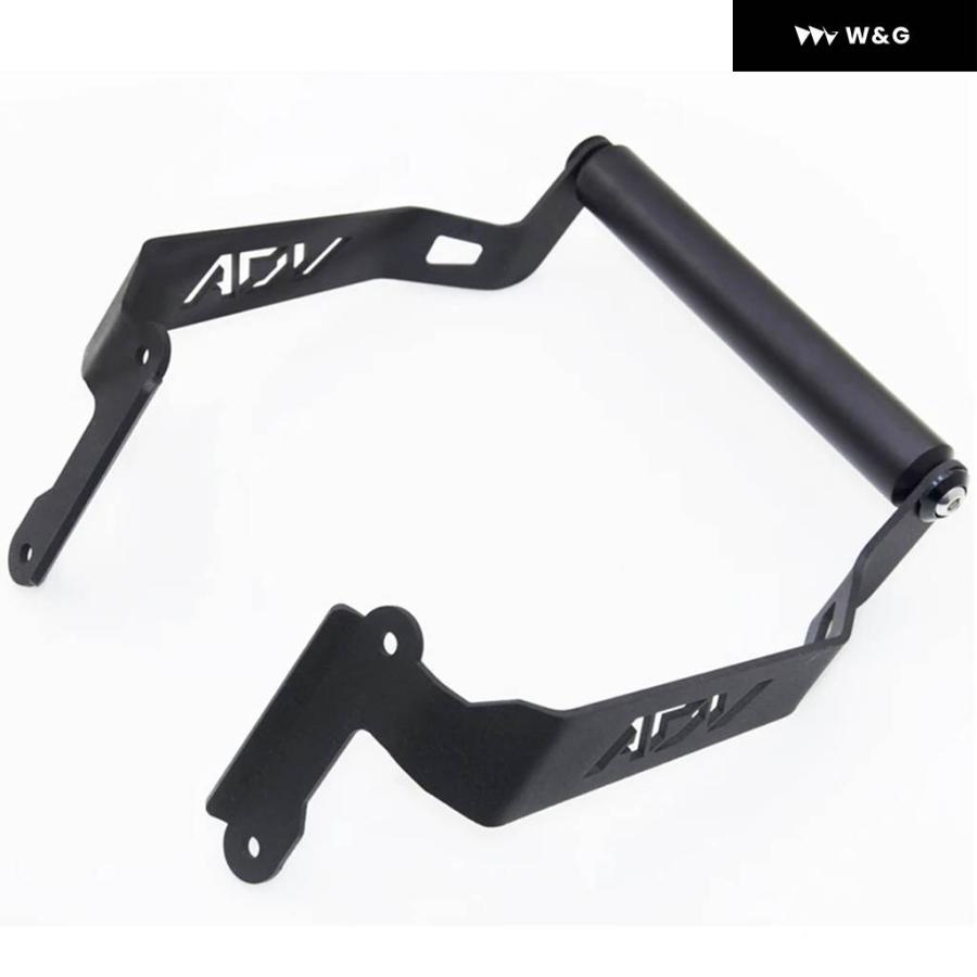 並行輸入品2本のロッド - 22MMと12MM ホンダ X-ADV 750 XADV X ADV スマートフォンナビゲーションGPSホルダーマウントブラケットオートバイ バイクの画像