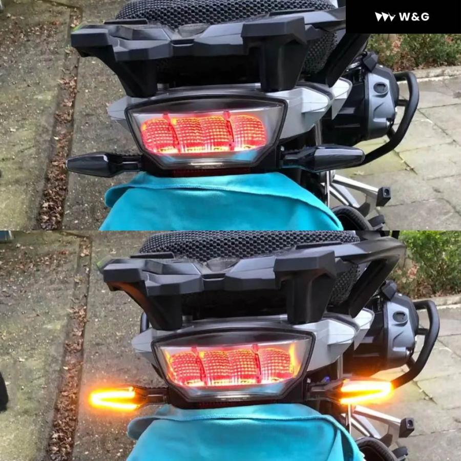 並行輸入品LEDウィンカーライト APRILIA SMV 750 900 1200 DORSODURO CAPONORD SHIVER 750/900 オートバイ バイク アクセサリー インジケーターランプの画像