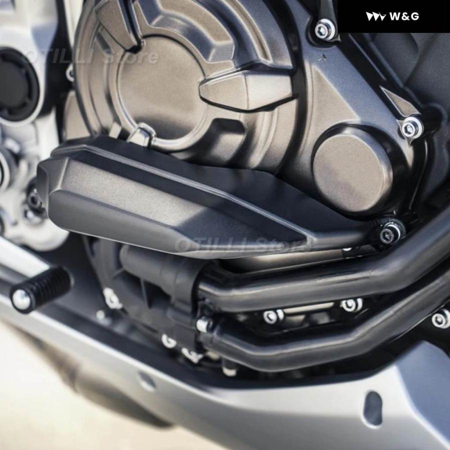 並行輸入品ヤマハ MT07 MT-07 2021 TRACER 7/TRACER 700 2021 2020 オートバイ バイク エンジン サイドスライダークラッシュパッド落下プロテクターの画像