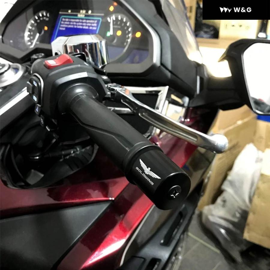 並行輸入品ホンダ ゴールドウイング 1800 GL1800 2001-2020 オートバイ バイクエンドバー カウンターウェイト ハンドルバーエンド ロッドエンド カウンの画像