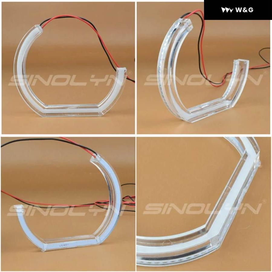 並行輸入品LEDエンジェルアイ BMW E92 E90 E60 F30 F31 E82 F10 F13 車用ライトアクセサリー チューニング ウィンカー ハロー 3D DTM LCIスタイル_10