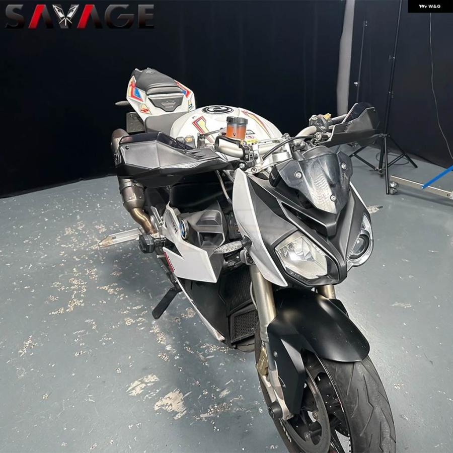 並行輸入品S1000R 2019 ハンドルバー ハンドガード バーエンド スライダー BMW S1000R 2014-2018 バイク アクセサリー ハンドガード シールド レバー_3