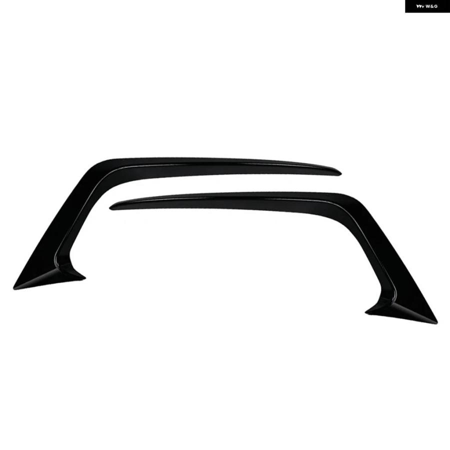 並行輸入品1ペア 車用フロント バンパー サイドスプリッター スポイラー デコレーション トリム フォード フィエスタ ST MK6 B-MAX 2012 - 17の画像