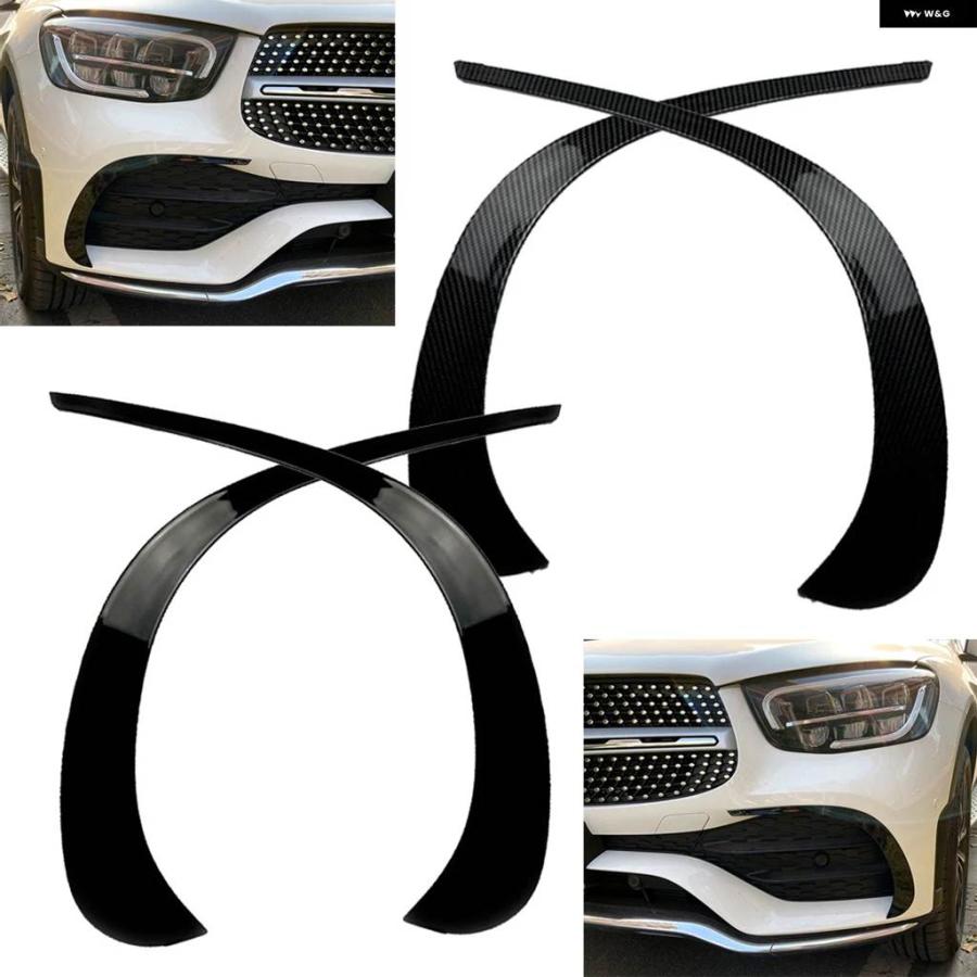 並行輸入品メルセデス ベンツ GLC X253 GLC260 GLC300 2020 2021 車用 フロント バンパー スポイラー エアベント アウトレット ABS トリム カバーの画像