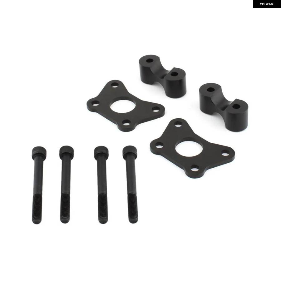 並行輸入品バイク ブラック ハンドルバー ライザー 延長 キット CAN-AM SPYDER RTS RTS F3 F3S用 1-1/8インチ後ろ調整1 3/8インチ上