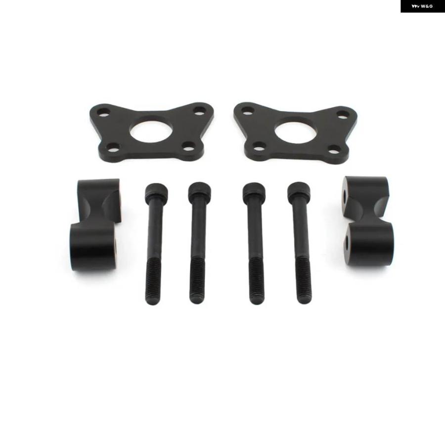 並行輸入品バイク ブラック ハンドルバー ライザー 延長 キット CAN-AM SPYDER RTS RTS F3 F3S用 1-1/8インチ後ろ調整1 3/8インチ上