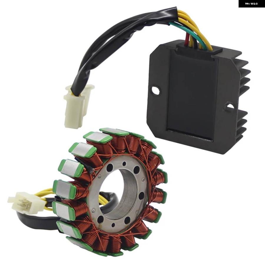 並行輸入品 バイク ステーターコイル 電圧レギュレーター 整流器 部品 ホンダ CN250 HELIX SPAZIO 31600-KS4-841 31600-KM1-008の画像