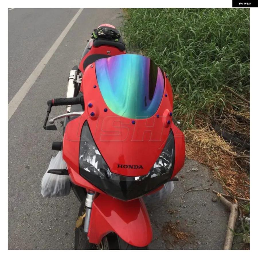 並行輸入品オートバイ バイク ダブルバブル ウィンドシールド ウィンドスクリーン スクリーン 2002 2003 ホンダ CBR900RR CBR954RR CBR 900 954 RR 02 0の画像