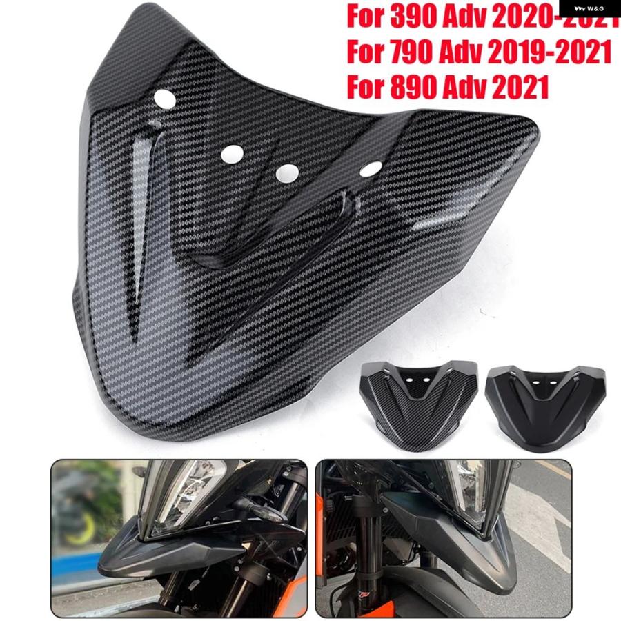 並行輸入品KT-M 390 790 890 アドベンチャー ADV 2021 フロントホイールフェンダービークノーズコーンガードエクステンションカバー カウルの画像